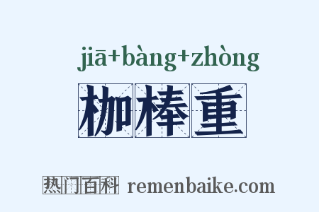 枷棒重是什么意思的图片